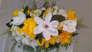 This beautiful memorial will brighten any loved ones resting place.